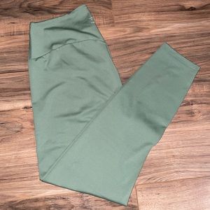 Gymshark green 7/8 training leggings